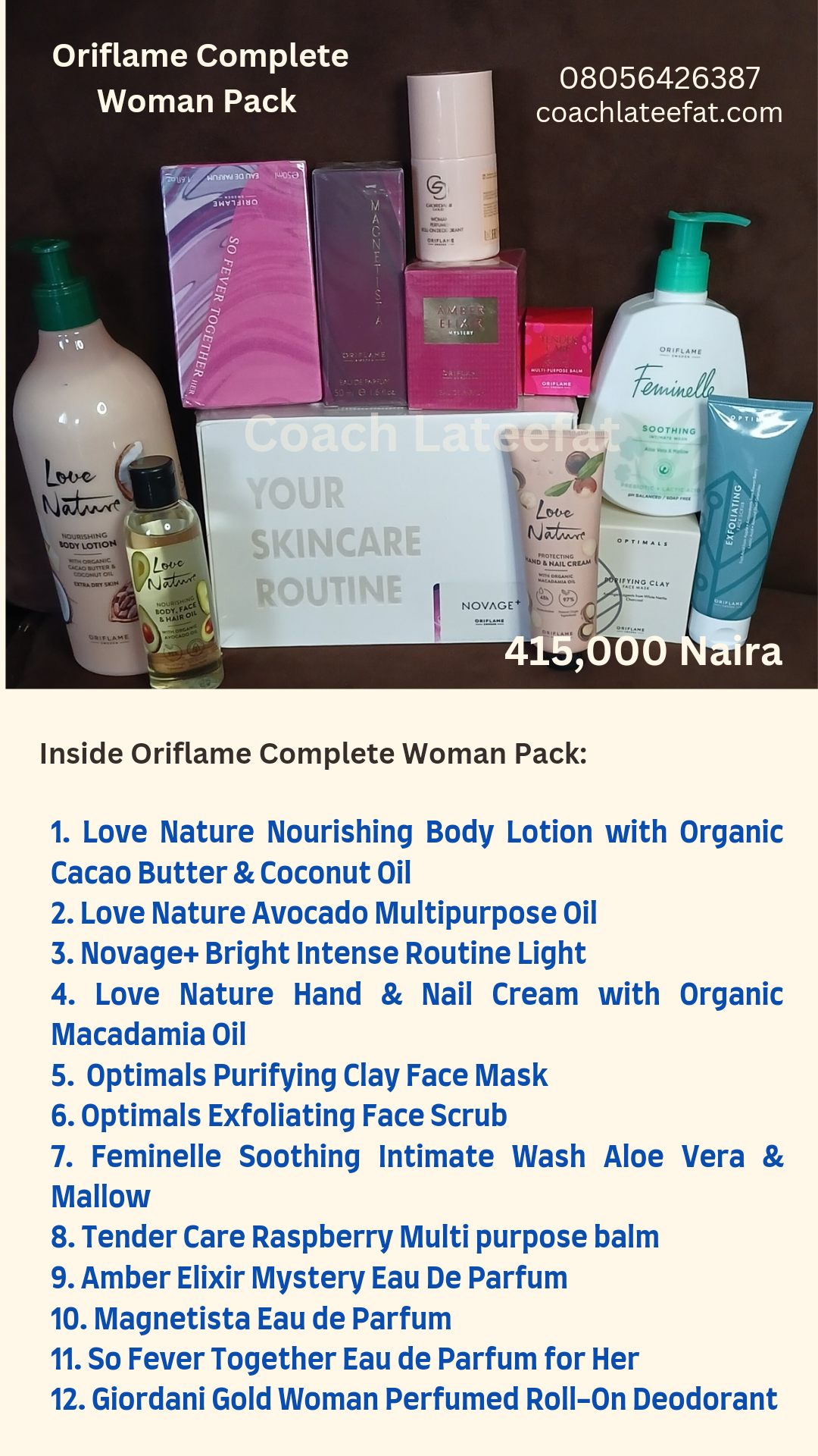 Oriflame Complete Woman Pack