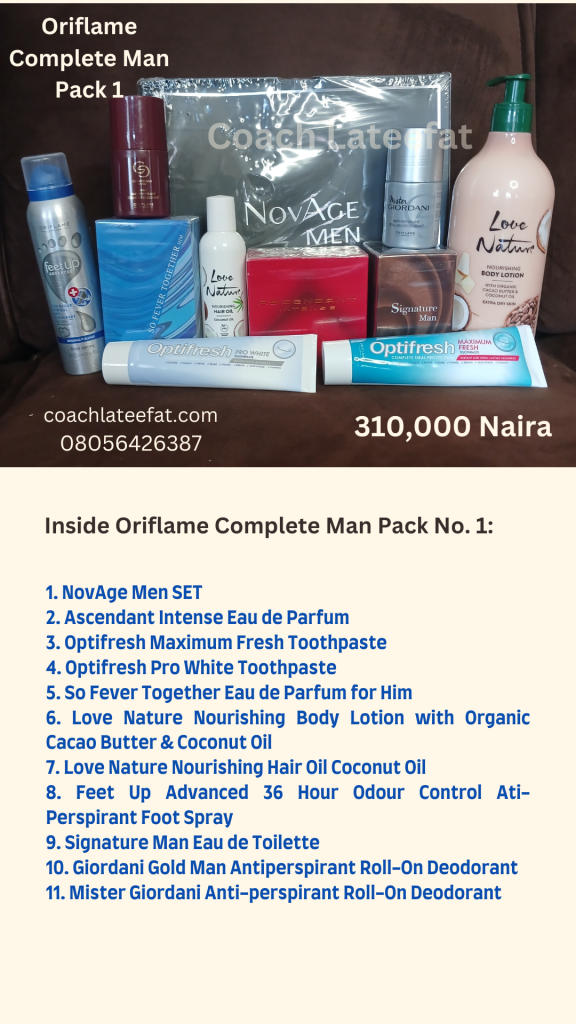 Oriflame complete pack for men